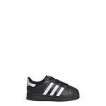 adidas Originals boys Superstar Sneaker, Black/White/Black, 9 Toddler US