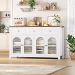 Large Farmhouse Buffet Cabinet with Storage Solutions