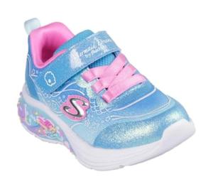 Skechers Kids Lil Mermaid Sneakers - Blue/Multi