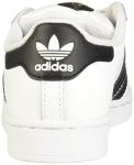 adidas Superstar Kids Sneakers, White/Black, Size 6