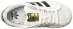 adidas Superstar Kids Sneakers, White/Black, Size 6