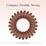 Kitsch Spiral Hair Ties - 8pc Set for Women