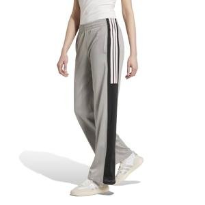 adidas Women's Grey/Black 3-Stripes Track Pants