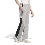 adidas Women's Grey/Black 3-Stripes Track Pants