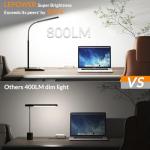 LEPOWER 800LM LED Desk Lamp with Touch Control