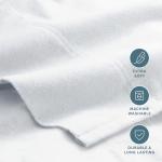 Bare Home Flannel Sheet Set 100% Cotton, Velvety Soft Heavyweight - Double Brushed Flannel - Deep Pocket (King, White)