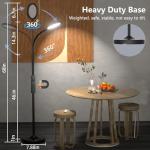 Bright Dimmable LED Floor Lamp with Remote