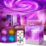 Colorful Flower Lamp with Planetarium Projector Lights