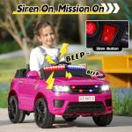 Kids Electric Police Car with Remote Control