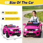 Kids Electric Police Car with Remote Control