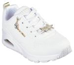 Skechers Kids Uno Gen1 Sneakers, White/Gold