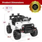 12V Kids Ride On Truck with Remote Control