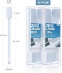 40Pcs Disposable Cleaning Brushes for Tight Spaces