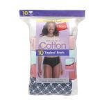 Hanes Women’s 10-Pack Cotton Briefs, Assorted Colors