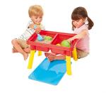 Toddler Sensory Table with Lid - Red