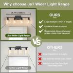 Unicozin Modern 4-Light Vanity Light Fixture