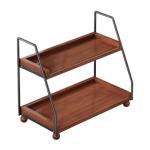 Yajuyi Rustic 2-Layer Cup Riser Stand
