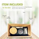 Kashmir Bamboo Lockable Storage Box and Jar