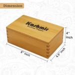 Kashmir Bamboo Lockable Storage Box and Jar