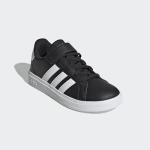 adidas Kids Grand Court 2.0 Elastic Laces, Black