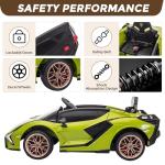 TOBBI Electric Lamborghini Ride-On Car for Kids