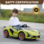 TOBBI Electric Lamborghini Ride-On Car for Kids