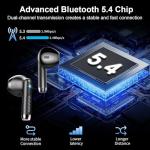 Bluetooth Wireless Earbuds with Noise Cancelling Mics