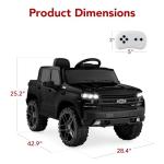 12V Chevrolet Silverado Ride On Truck with Remote