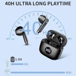 Bluetooth Wireless Earbuds with Noise Cancelling Mics