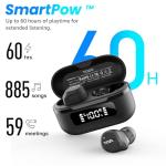 TOZO Noise Cancelling Wireless Earbuds with 59H Playtime