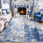 RELEANY 5'x7' Non-Slip Washable Area Rug