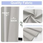 Ava Natural Blackout Curtains - 63 Inch, 2 Panels