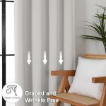 Ava Natural Blackout Curtains - 63 Inch, 2 Panels
