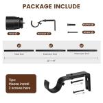 Adjustable 1-Inch Curtain Rod, 30 to 144 Inches