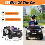Tobbi Electric Police Car Ride-On for Kids