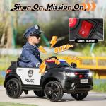 Tobbi Electric Police Car Ride-On for Kids