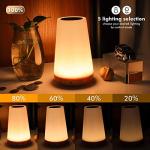 THAUSDAS Dimmable Touch Night Light with RGB Colors