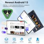 11" Android 14 Tablet with Keyboard & Accessories