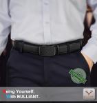 BULLIANT Men's Adjustable Slide Ratchet Belt