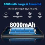 2025 Android 14 Tablet with Fast Charging & Case