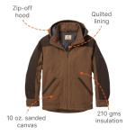 Legendary Whitetails Men's Water-Repellent Winter Jacket