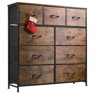 WLIVE 9-Drawer Fabric Storage Tower Organizer