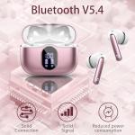 Wireless Bluetooth 5.4 Earbuds with Noise Cancelling