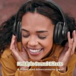 KVIDIO Wireless Over-Ear Bluetooth Headphones with Microphone