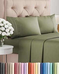 Queen Size Cooling Sheet Set - Soft & Comfy