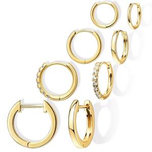 Trendy Gold Hoop Earrings for Sensitive Ears