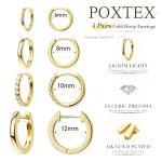 Trendy Gold Hoop Earrings for Sensitive Ears