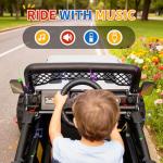 Kid's 12V Electric Ride-On Truck with Remote