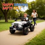 Kid's 12V Electric Ride-On Truck with Remote