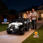 Kid's 12V Electric Ride-On Truck with Remote